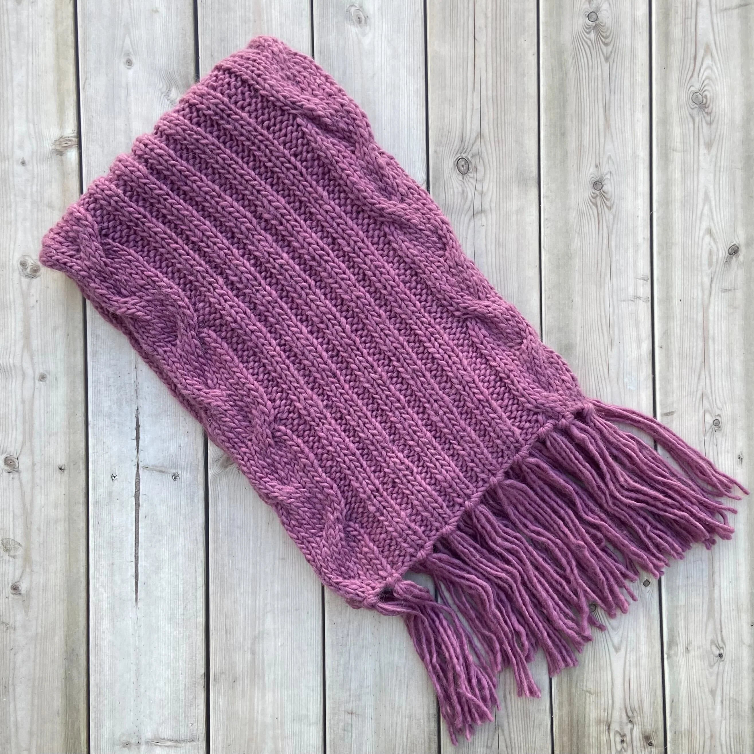 Purple Passion Alpaca Scarf by Beau Ties of Vermont