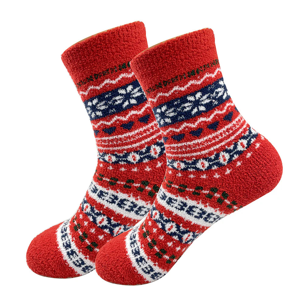 Snowlove Red Women's Socks by Beau Ties of Vermont