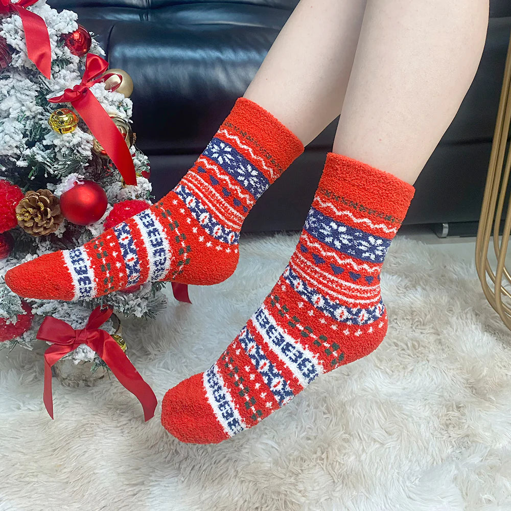 Snowlove Red Women's Socks by Beau Ties of Vermont