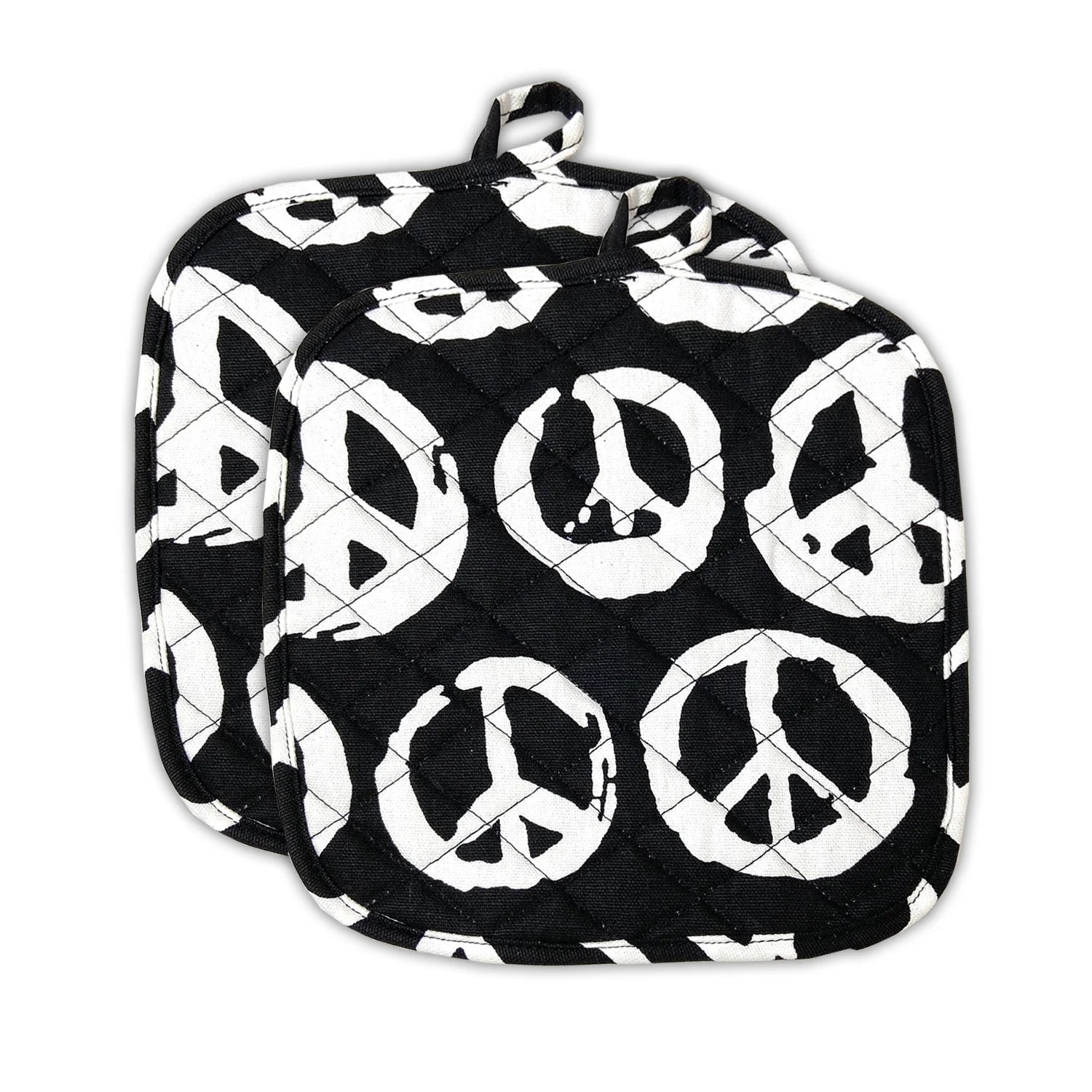 Peacetown Potholders by Beau Ties of Vermont