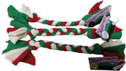 Camel's Hump Handicrafts Christmas Braided Tug Small 11"-12" by Pet Food Warehouse