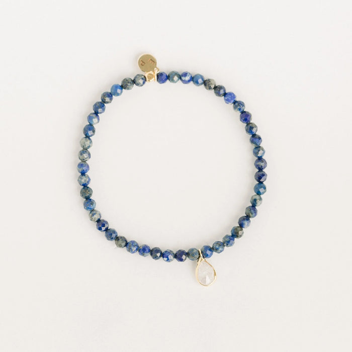 Posh Mini Beaded Bracelet | Lapis Lazuli