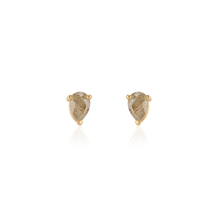 Deco Mini Studs | Labradorite