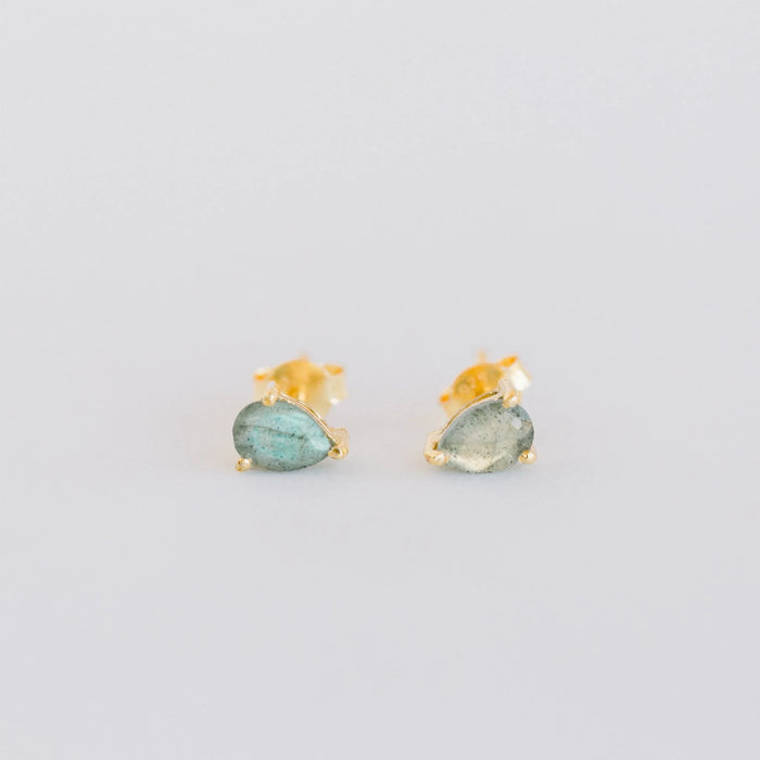 Deco Mini Studs | Labradorite