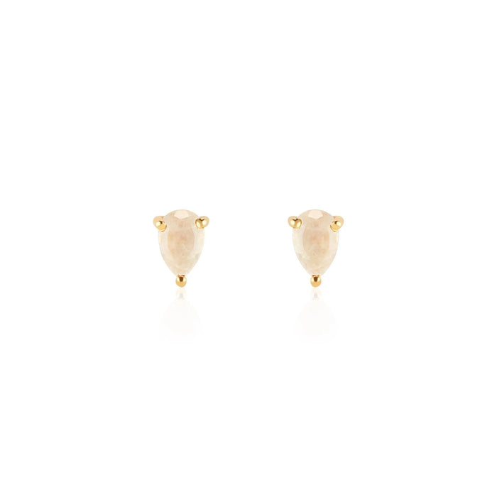 Deco Mini Studs | Moonstone