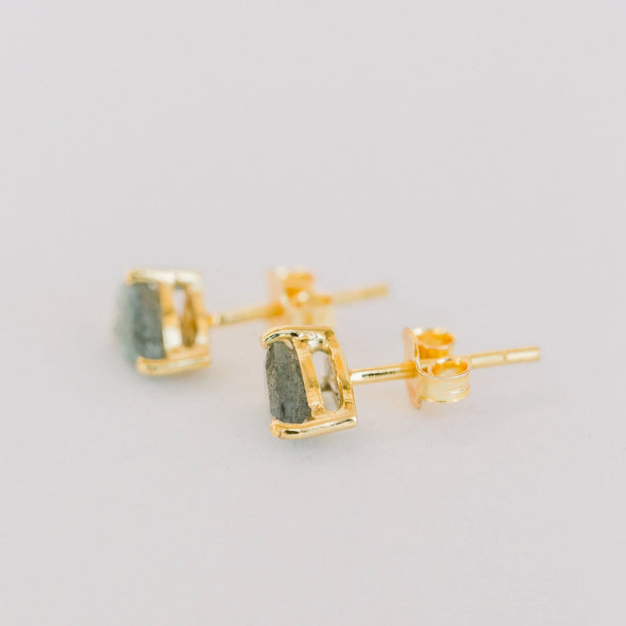 Deco Mini Studs | Labradorite