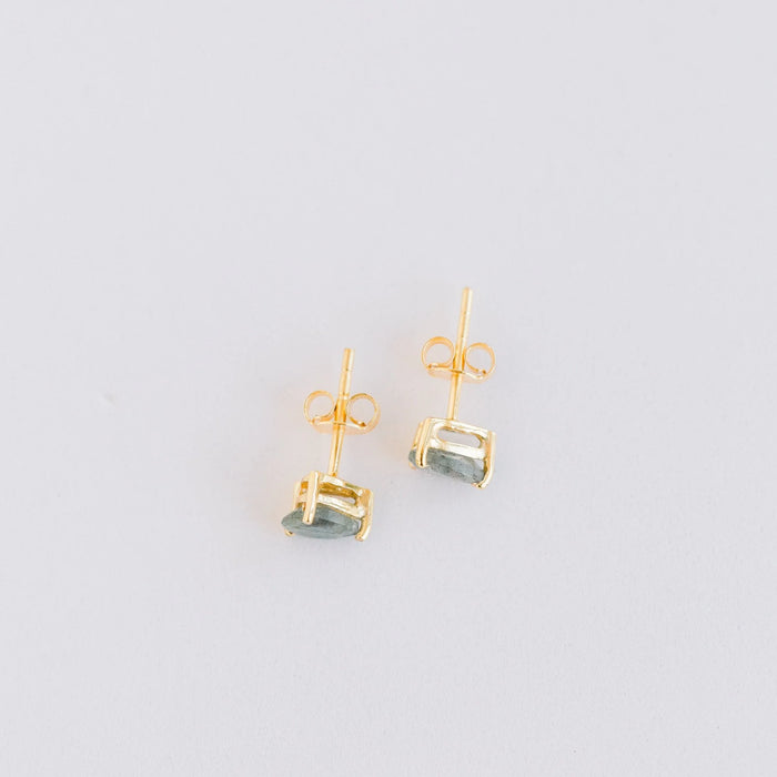 Deco Mini Studs | Labradorite