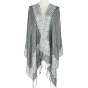 Grey/White Constantinople Pashmina by Beau Ties of Vermont