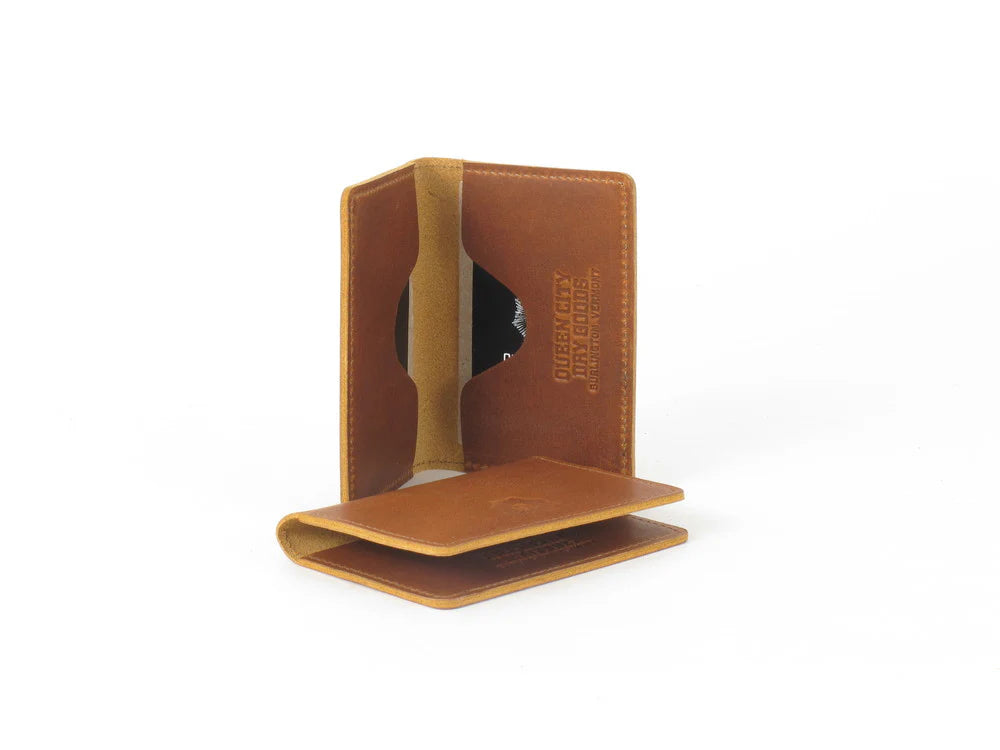 Leather Card Case - Bi-fold by Queen City Footwear