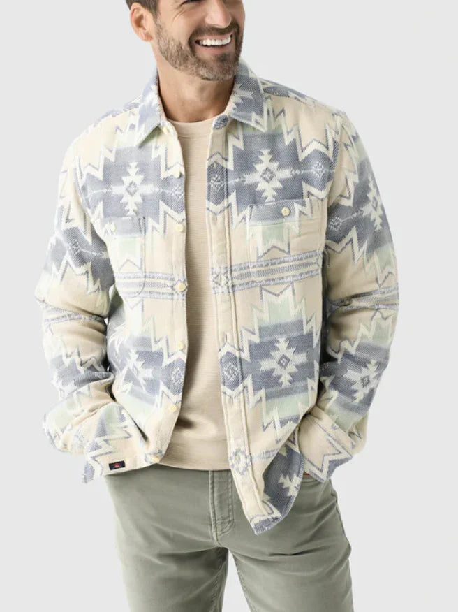 Faherty x Doug Good Feather Surf Flannel - Spring Star Nation by Harbour Thread
