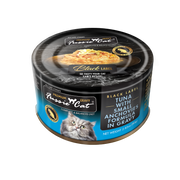 Fussie Cat Premium Black Label Tuna w/Anchovies in Gravy 2.82oz by Pet Food Warehouse