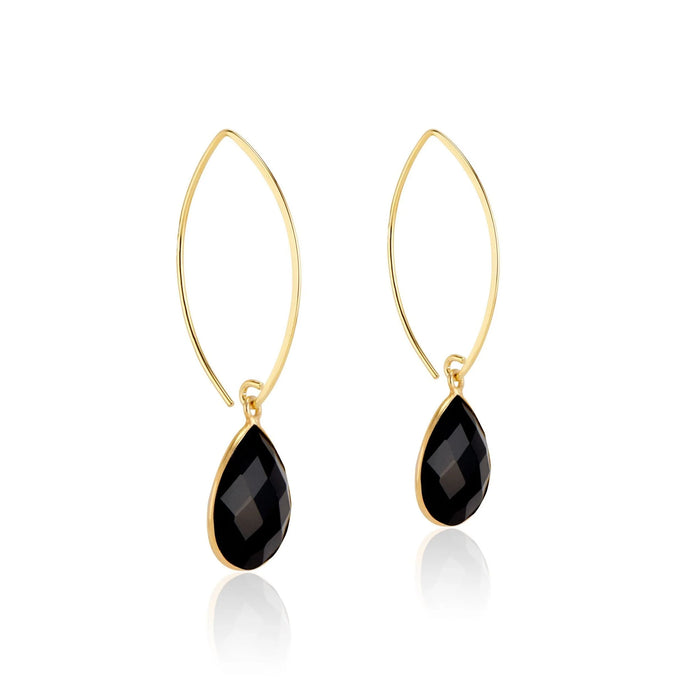 Simone Marquis Earrings | Black Onyx