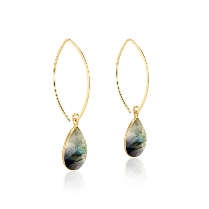 Simone Marquis Earrings | Labradorite