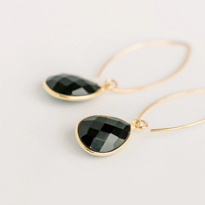 Simone Marquis Earrings | Black Onyx