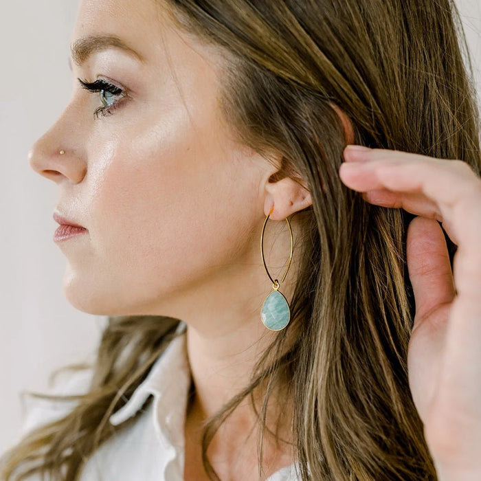 Simone Marquis Earrings | Malachite