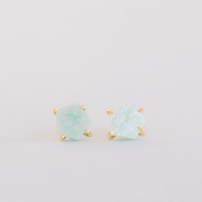 Atlas Studs | Amazonite