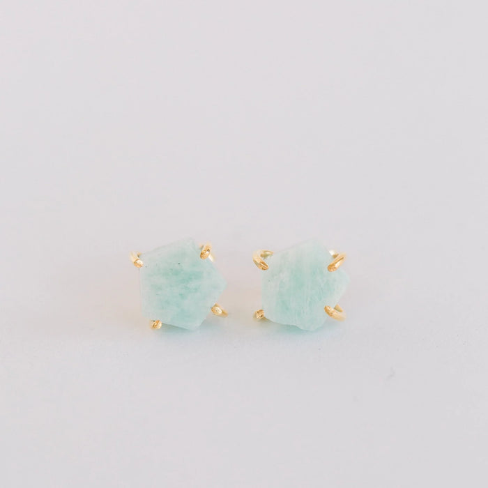 Atlas Studs | Amazonite