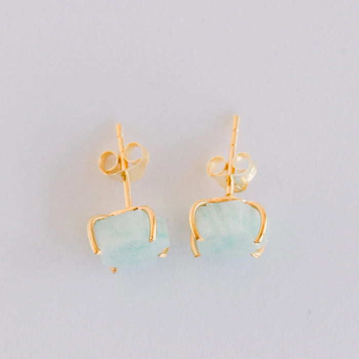 Atlas Studs | Amazonite