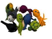 Dharma Dog Karma Cat Wool Aquatic Cat Toy Assorted Singles by Pet Food Warehouse