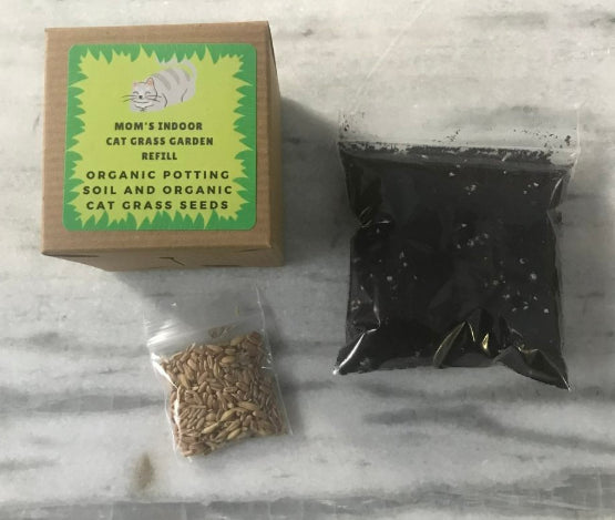Moms Indoor Cat Grass Ball Refill by Pet Food Warehouse