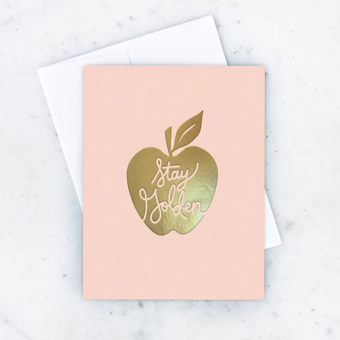 Stay Golden Card by Harbour Thread