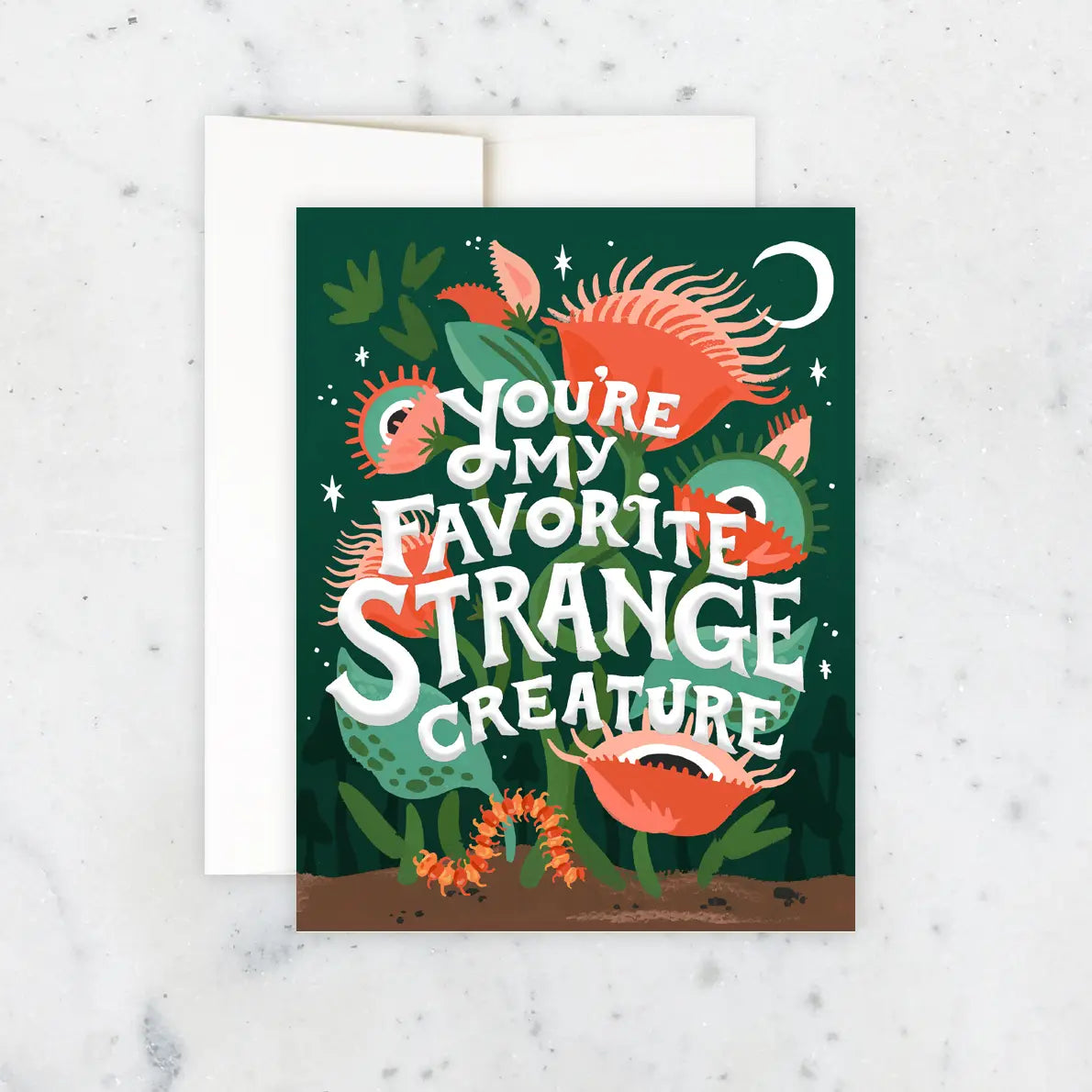 Strange Creature Card by Harbour Thread