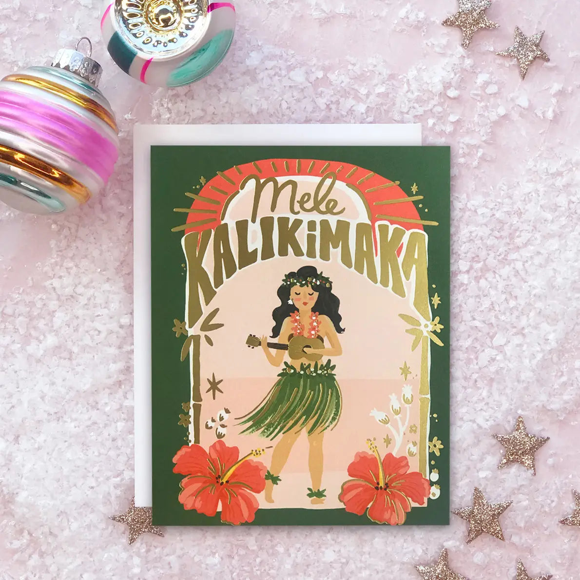 Mele Kalikimaka Card by Harbour Thread
