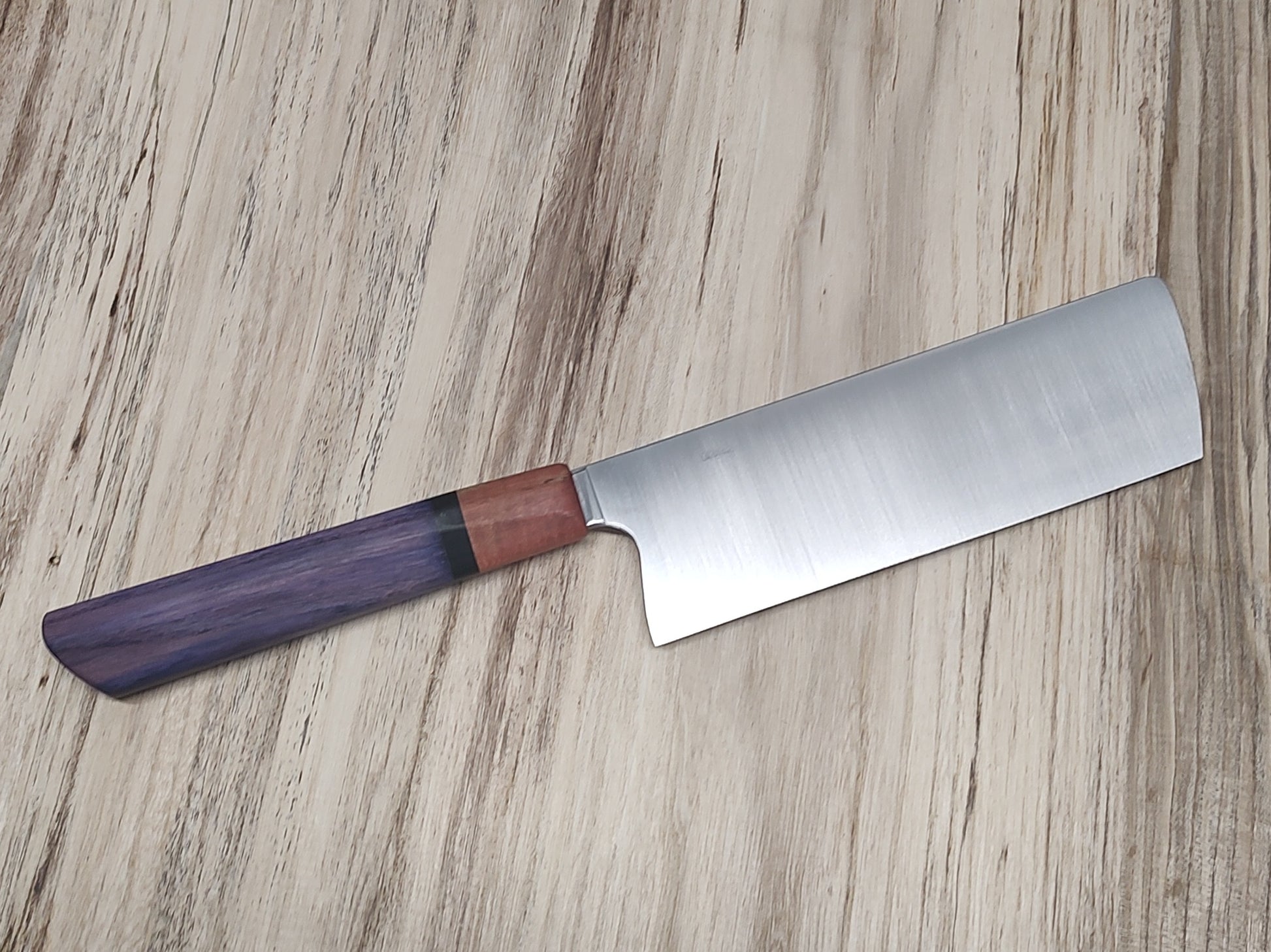 6.6' Nakiri veggie knives. Multiple styles available by B.W. Williams Cutlery