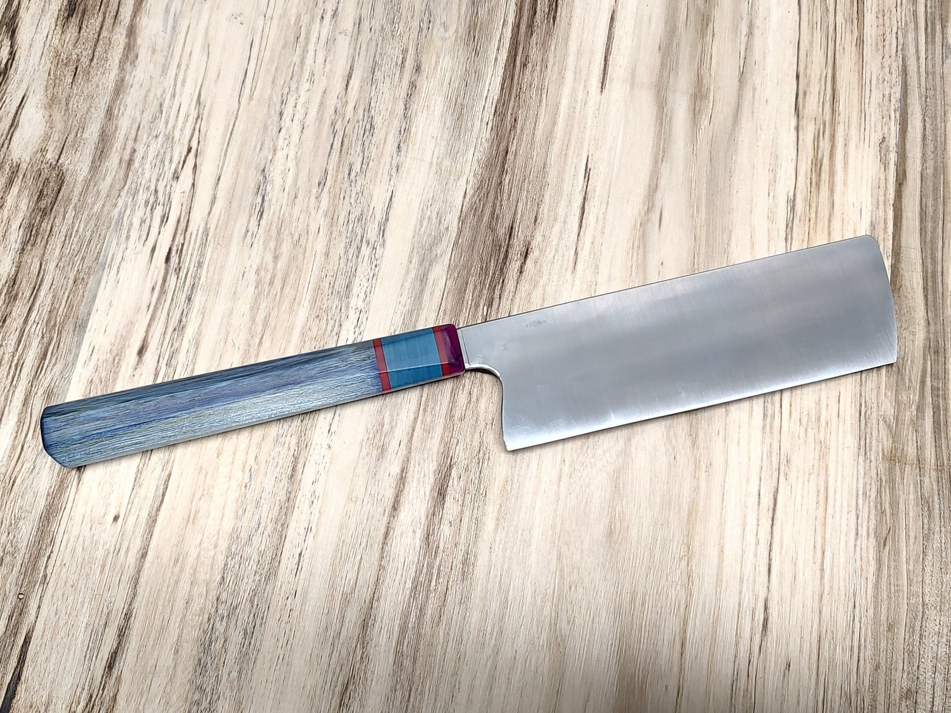 6.6' Nakiri veggie knives. Multiple styles available by B.W. Williams Cutlery
