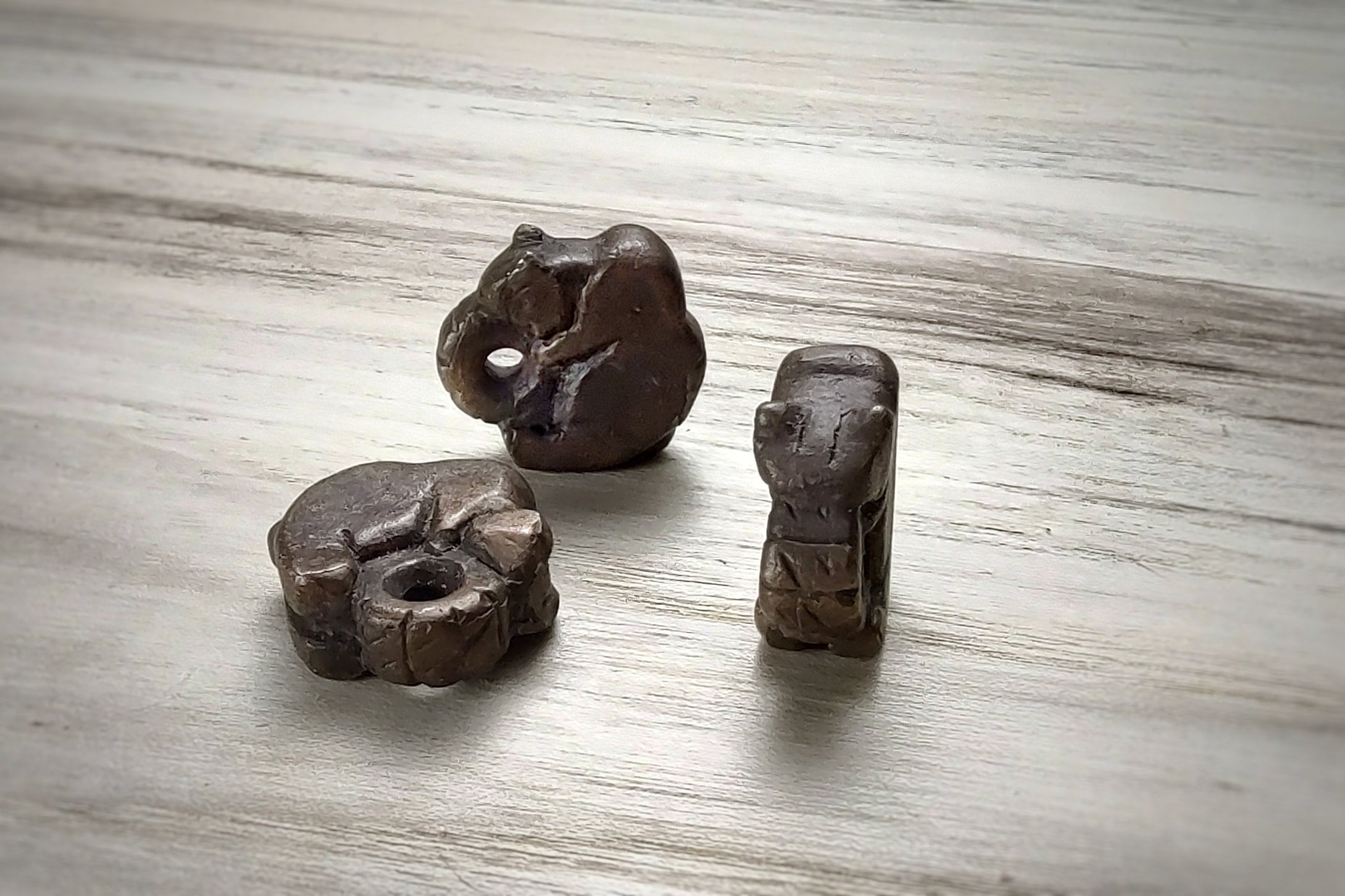 Bronze cast bears by B.W. Williams Cutlery