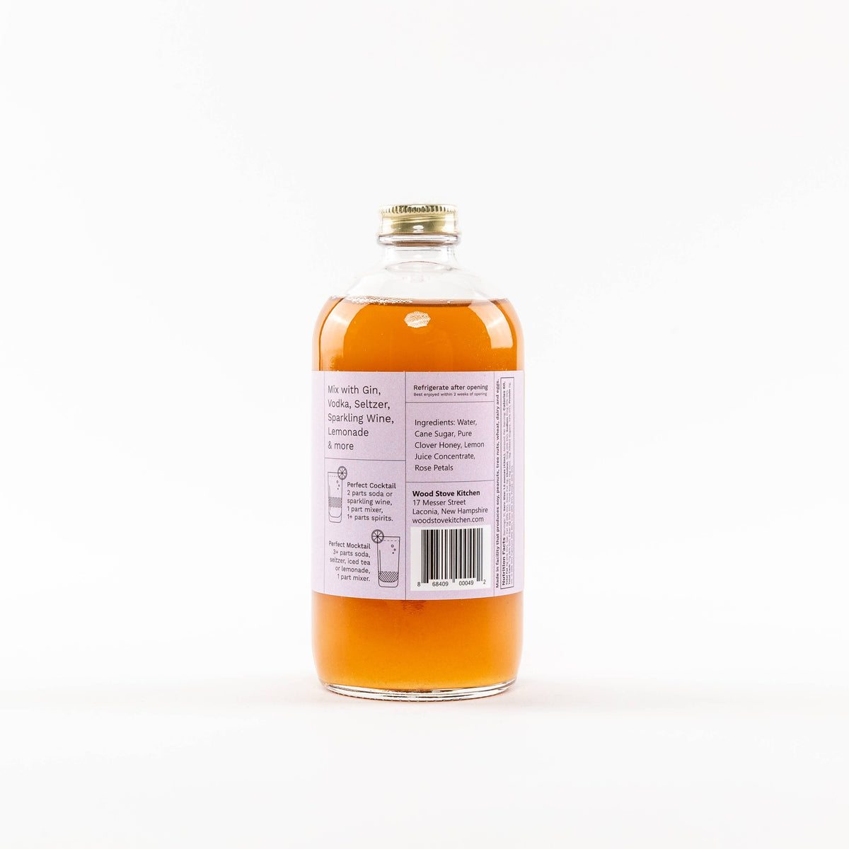 Rose Honey Lemon Cocktail Mixer and Mocktail Mixer, 16 fl oz – Myti