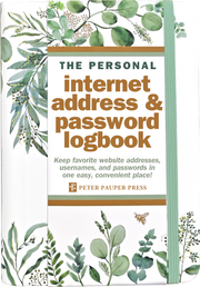 Eucalyptus Internet Address & Password Logbook by Phoenix Books