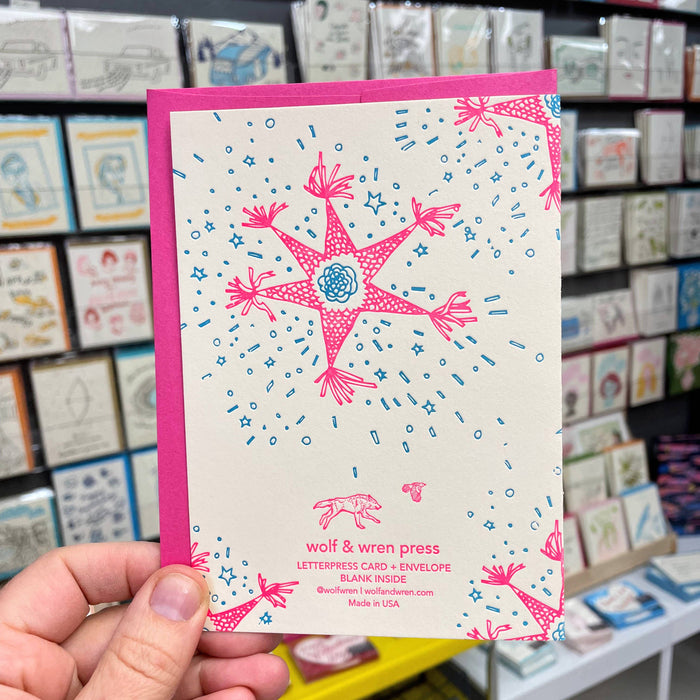 Feliz Cumpleanos, Greeting Card by Wolf & Wren