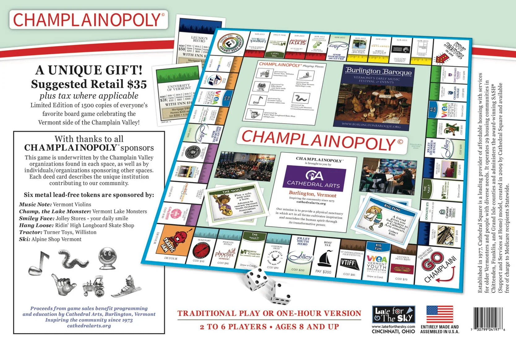 Champlainopoly© by Cathedral Arts