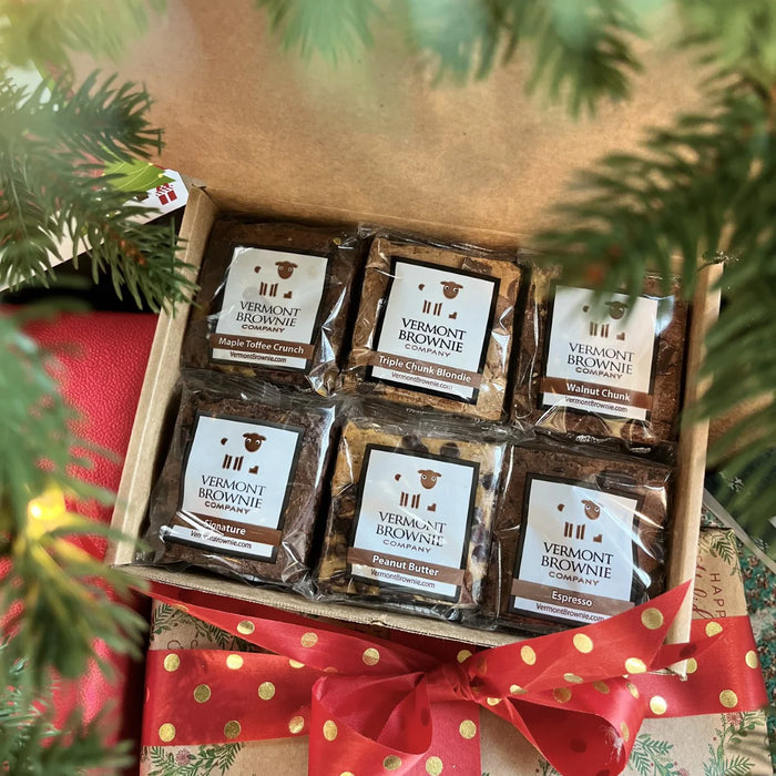 "Happy Holidays” Gourmet Brownie Sampler