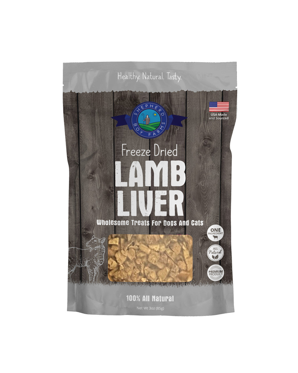 Shepherd Boy Farm Freeze-Dried Lamb Liver 3oz by Pet Food Warehouse