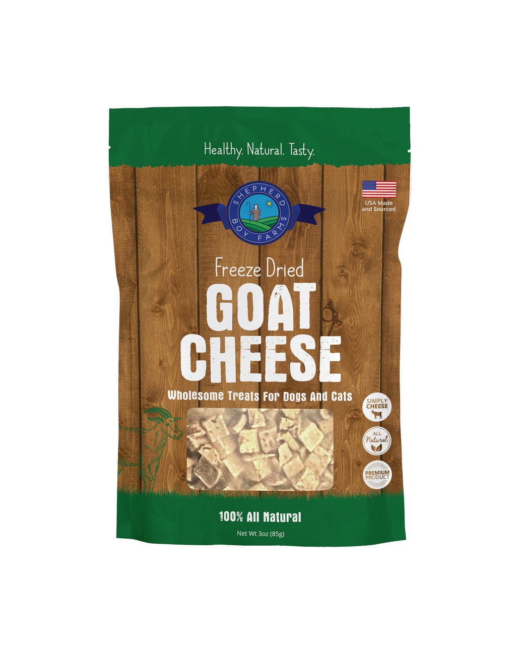 Shepherd Boy Farm Freeze-Dried Goat Cheese 3oz by Pet Food Warehouse