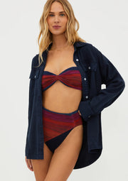 Beach Riot Coramine Top - Ultramarine by Harbour Thread