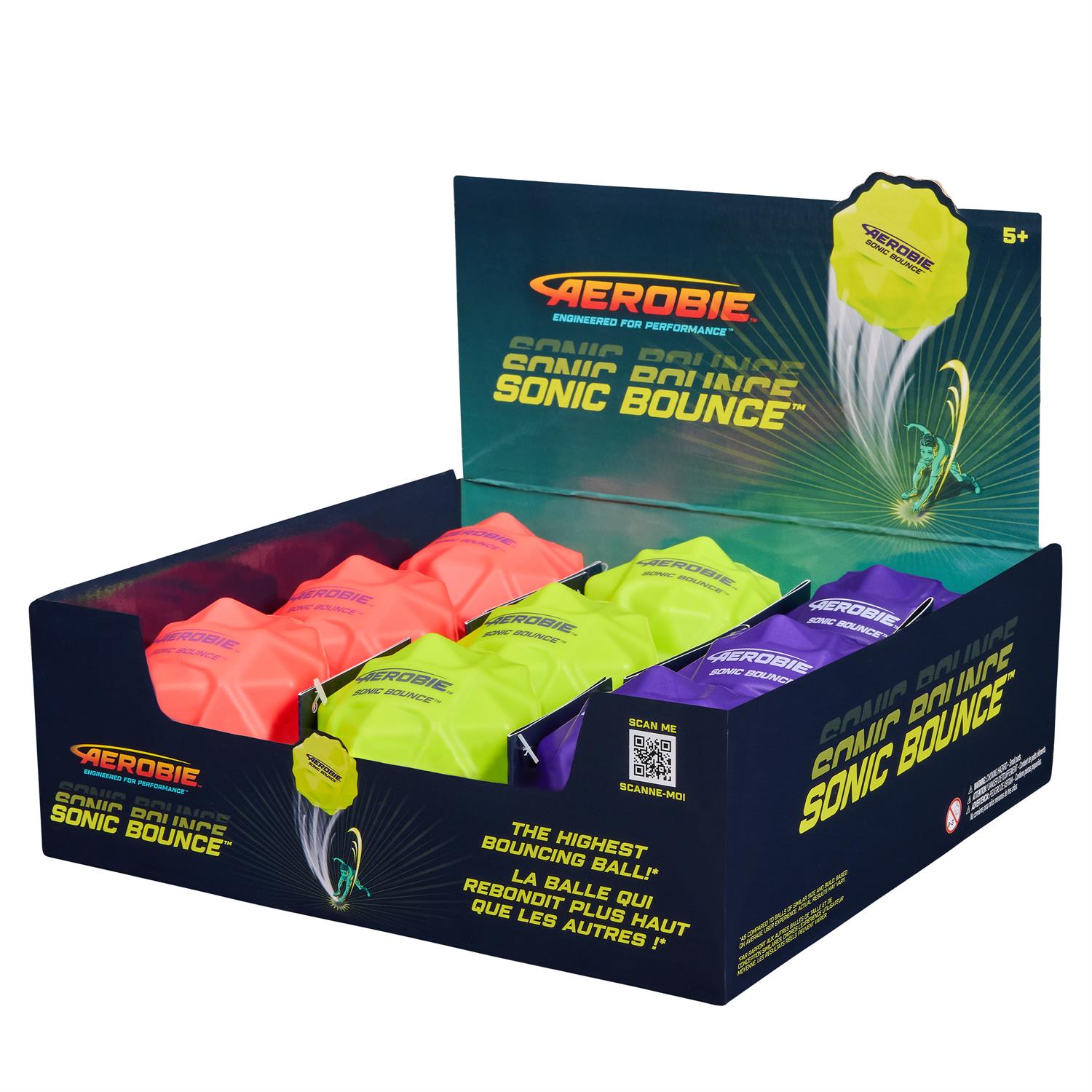 Aerobie Sonic Bounce Ball 2.75" by Homeportonline