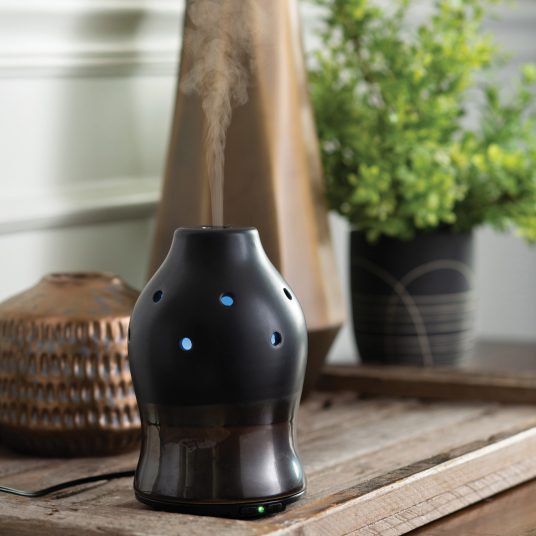 Essential Oil Diffuser - Ultrasonic - Black Dipped by Homeportonline