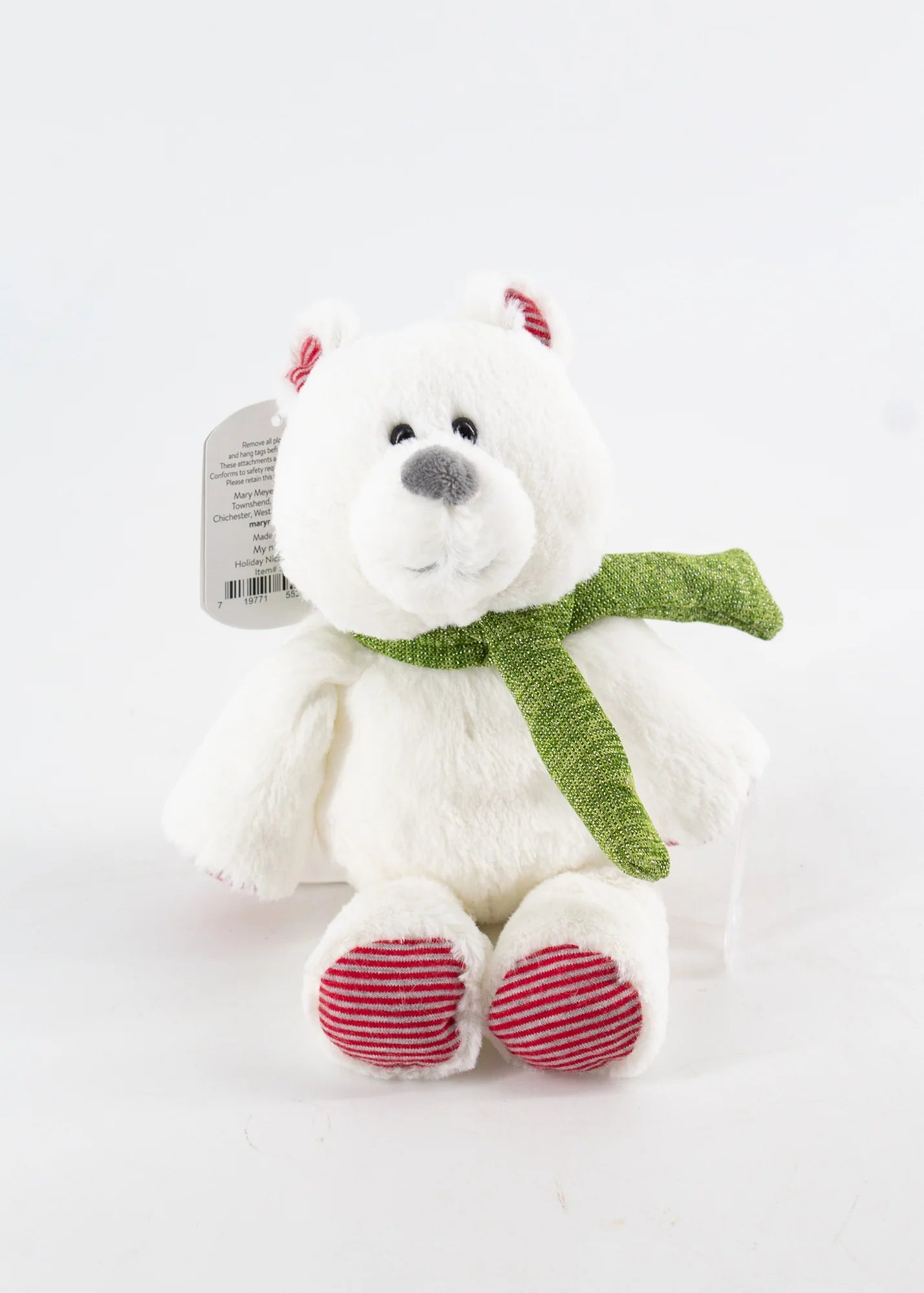 Winter Bear Plush with Scarf by Wild Lark
