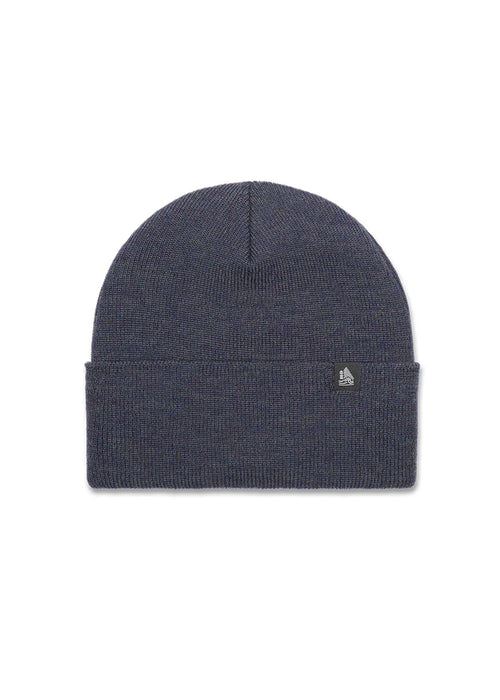 Wool Solid Ribbed Cuffed Beanie