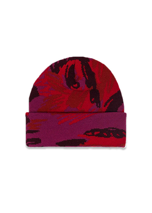 Ruby Scribble Beanie