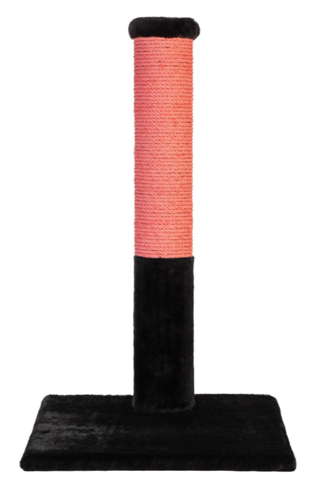 Noba Animal Co. Scratching Post Pink w/ Black Fur 28" by Pet Food Warehouse