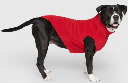 Canada Pooch Easy-On Stretch Fleece Red 28 by Pet Food Warehouse
