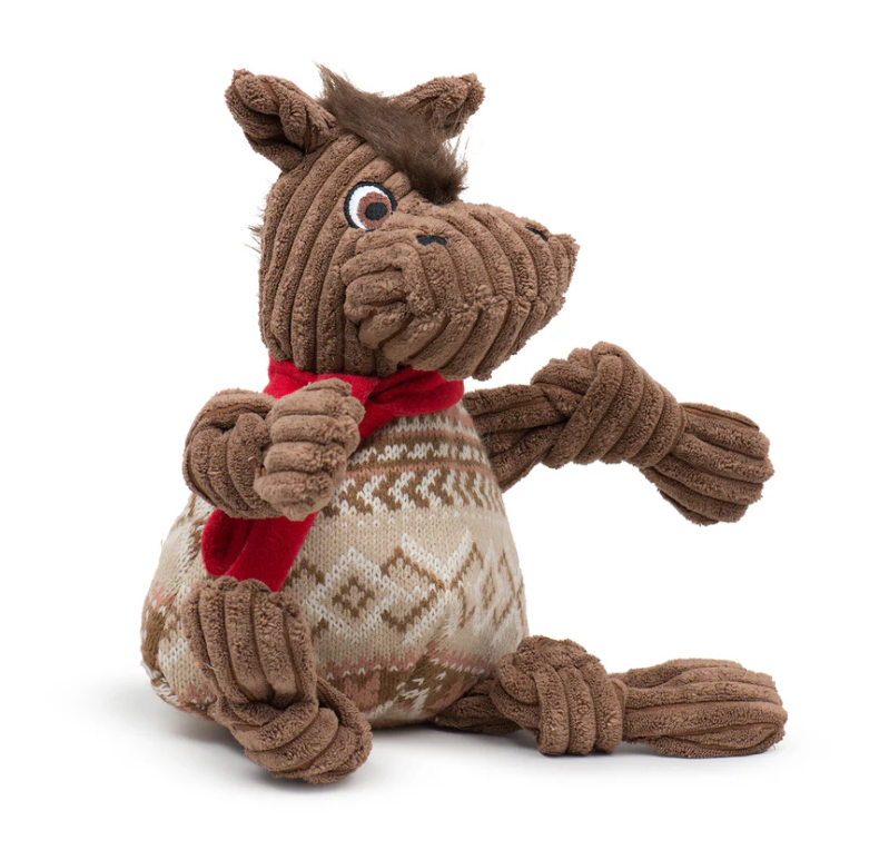 HuggleHound Halloween Cinnamon Horse Knottie Large by Pet Food Warehouse