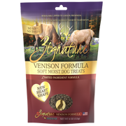 Zignature Soft Moist Treats For Dog Venison 4oz- by Pet Food Warehouse