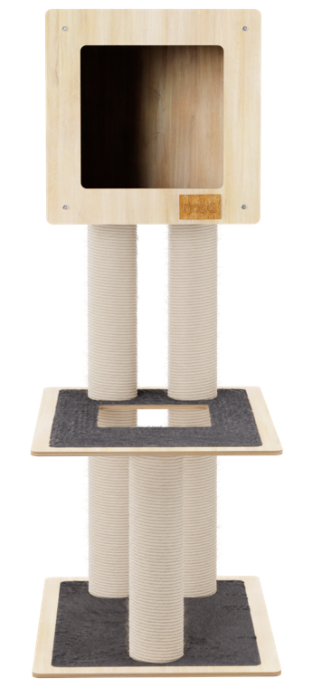 Noba Animal Co. Cat Tree Hut by Pet Food Warehouse