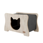 Noba Animal Co. Cat Hammock Door Hideout Gray by Pet Food Warehouse