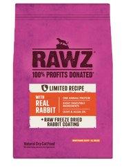 Rawz Limited IngredientRabbit Cat Food 1.75LB by Pet Food Warehouse